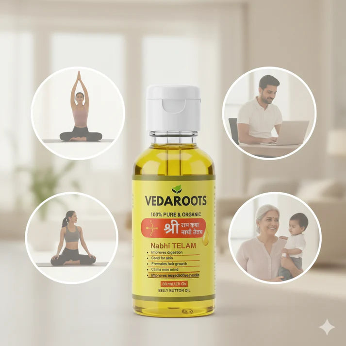 AYURVEDIC RAMBAN MULTI BENEFIT NABHI OIL (BUY 1 GET 1 FREE)(PACK OF 2)