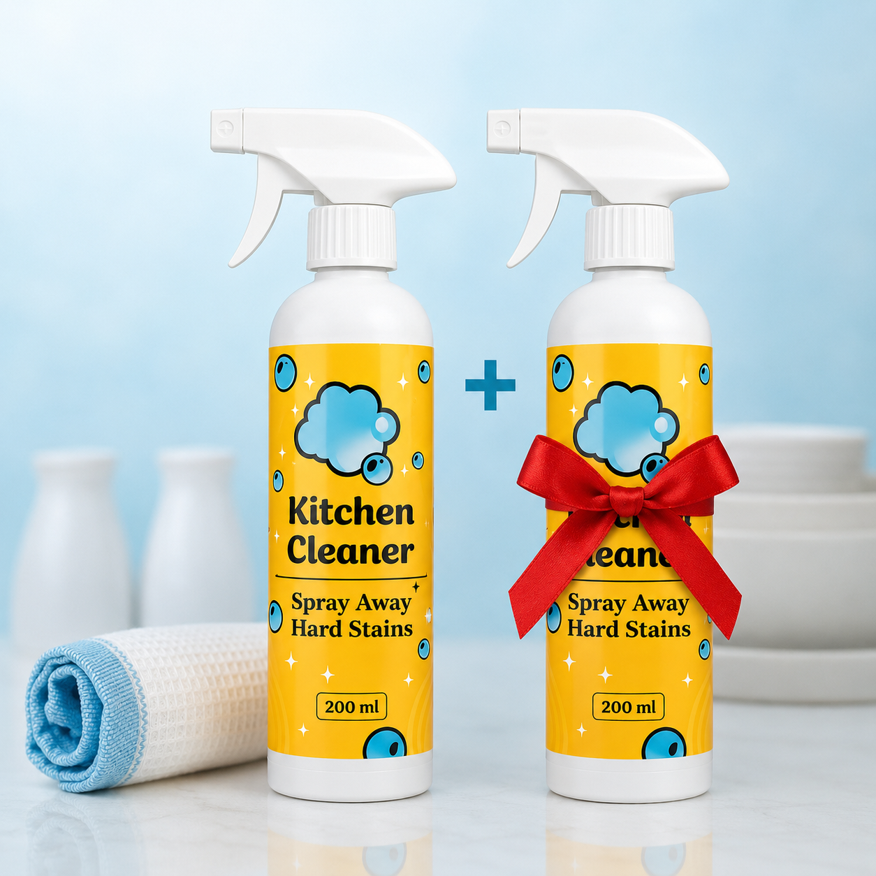 (DH)Kitchen Surface and Chimney Cleaner 200 ml Each Buy 1 Get 1 Free